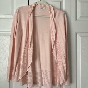 Reitmans baby pink cardigan